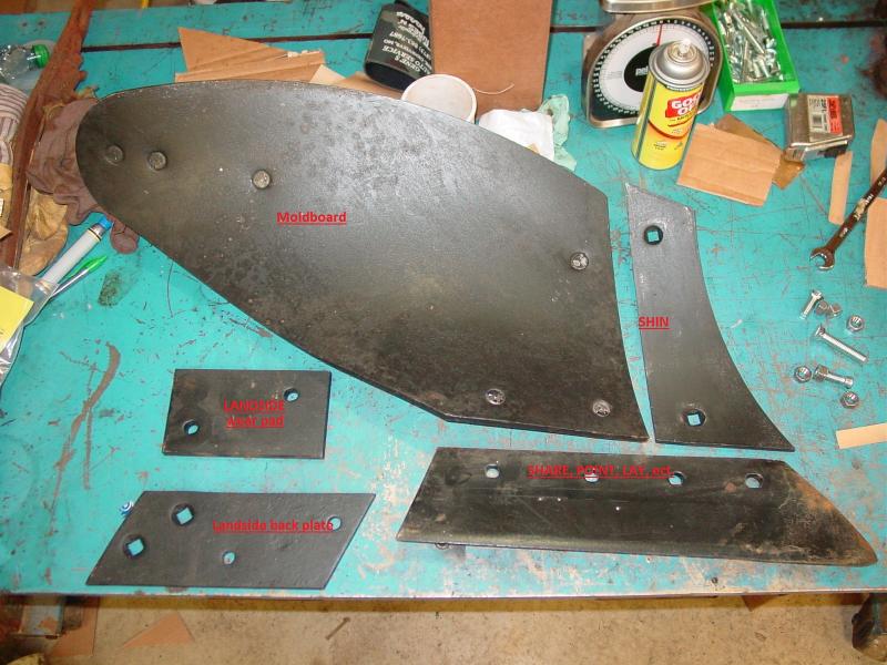 High Speed Bottom wear parts diagram